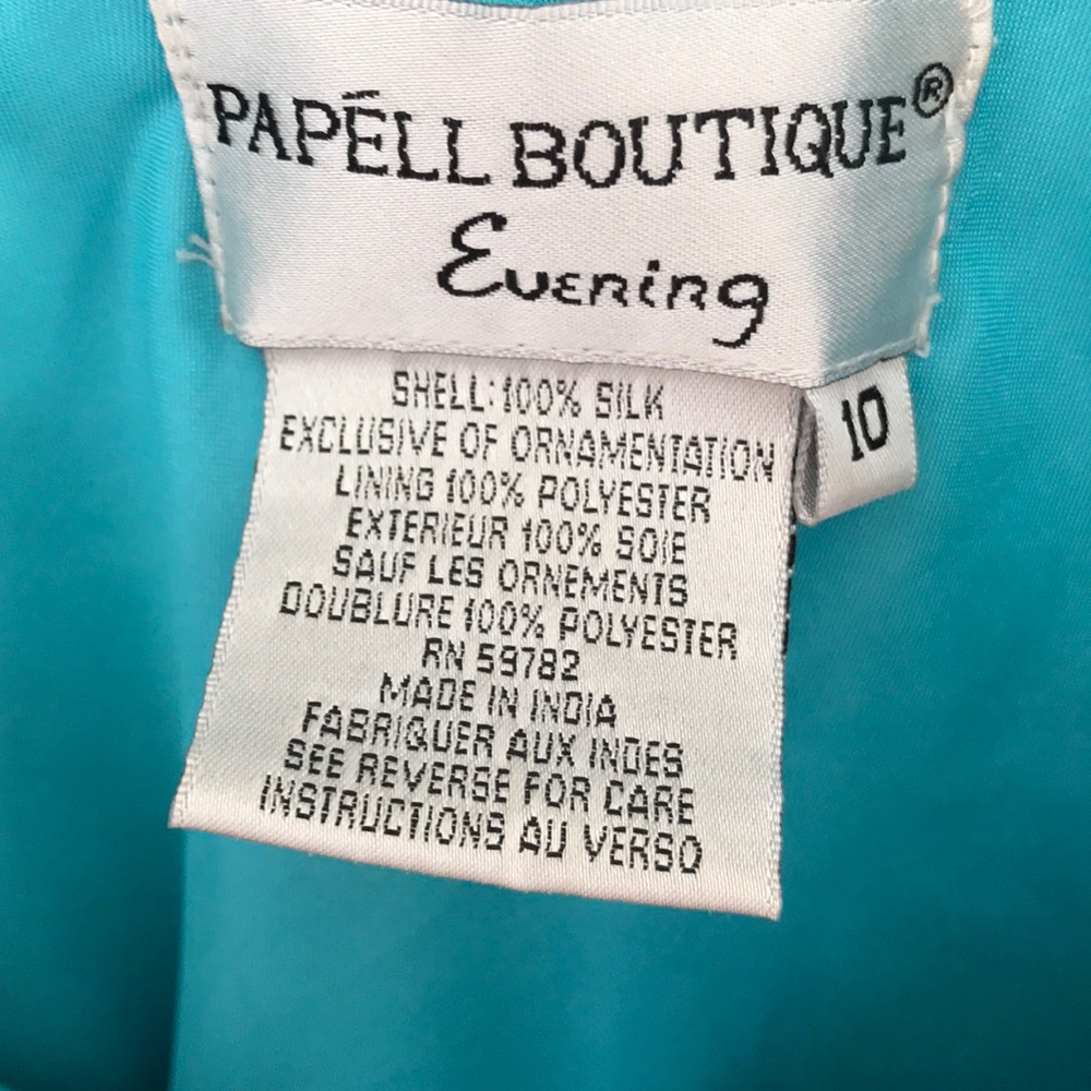 PAPELLE BOUTIQUE EVENING Cocktail Dress Sz. 10 - Picture 5 of 8
